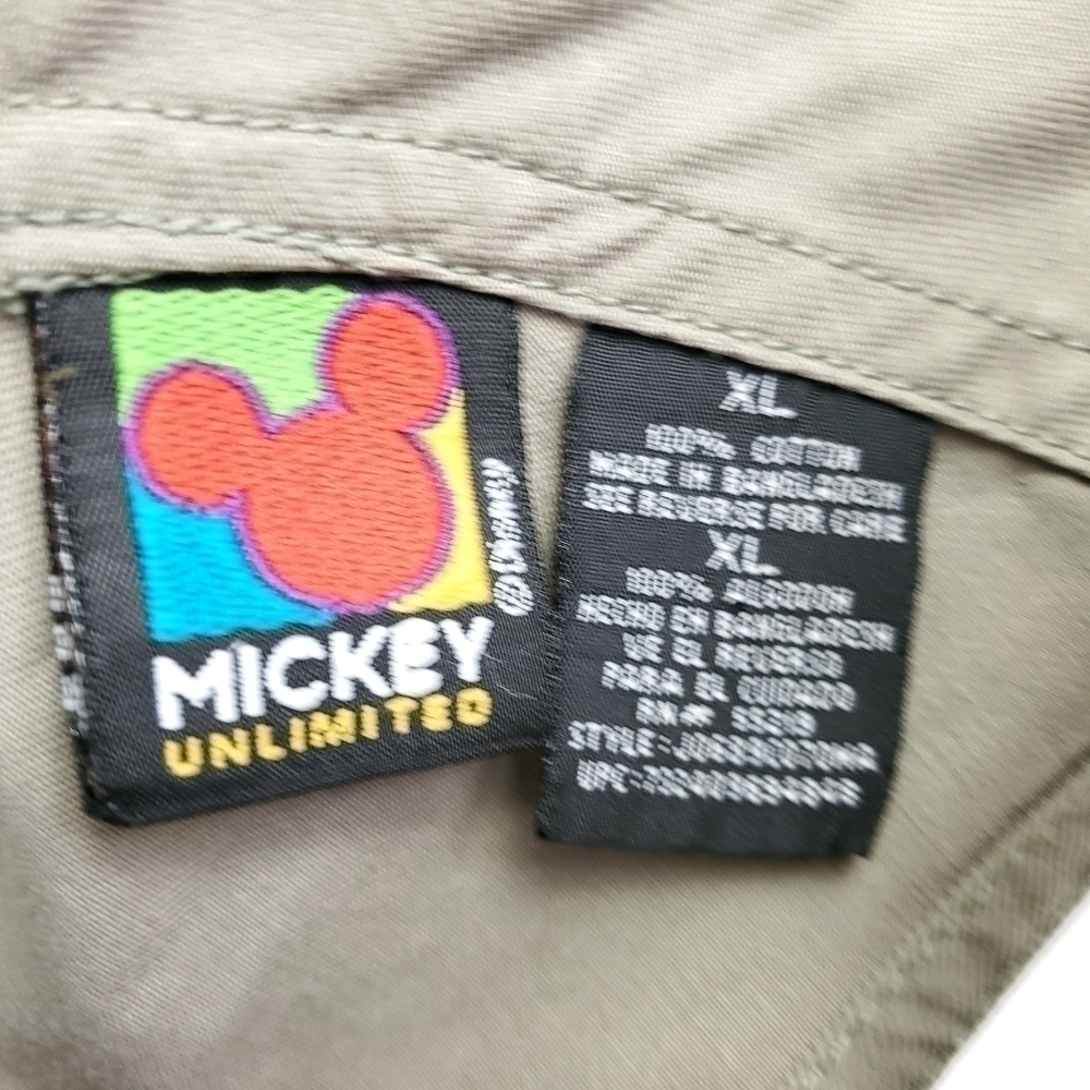 Mickey Unltd Girls Tan Multi Pocket Overall Sz XL - Picture 11 of 11